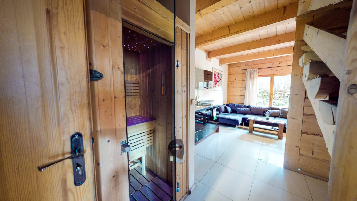 dom góralski z sauna